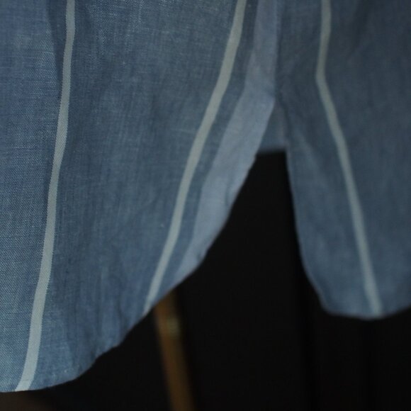 Ellen Tracy  Like NEW| Linen Striped Top - Picture 7 of 9